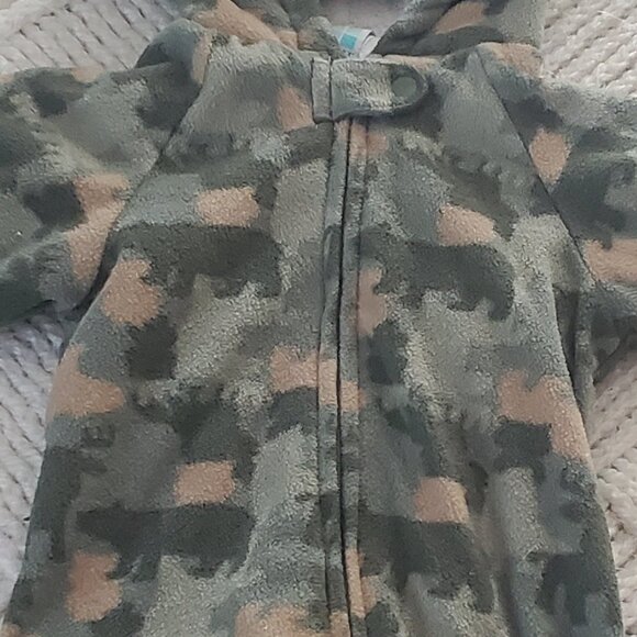 Healthtex hooded fleece bunting - Picture 4 of 7